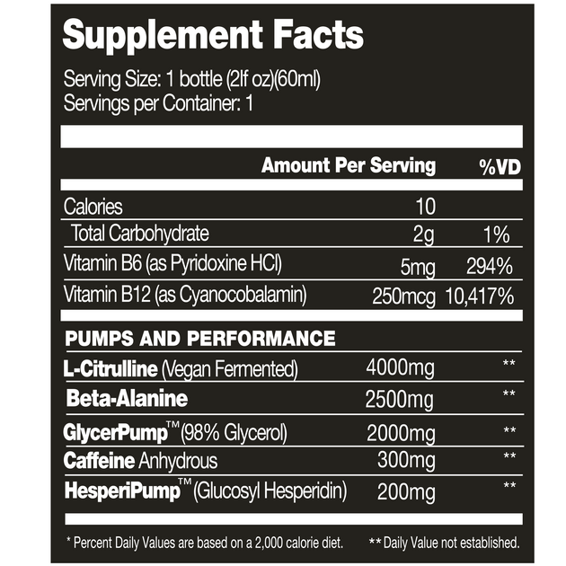 Hyper Max | Pre Workout Shot Case (12ct) – Performax Labs