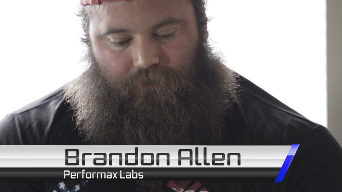 Brandon Allen Powerlifter Road to Recovery Performax Labs