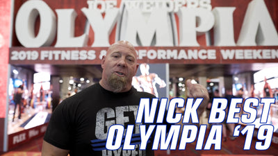 Olympia 2019 with Nick Best World's Strongest Man over 50