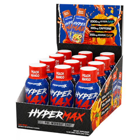 Hyper Max | Pre Workout Shot Case (12ct) – Performax Labs